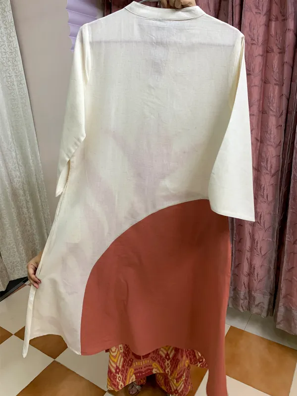 Linen_Cotton_dress_with_beautiful_sleeves_&_hand_paint_work_