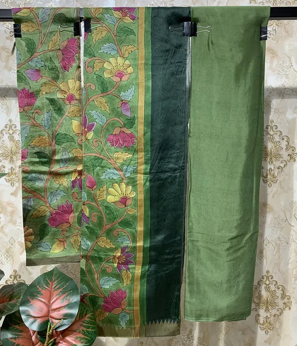 Fresh_Green_Maheshwari_Silk_Kalamkari_Suit_Dress_Material_For_Women