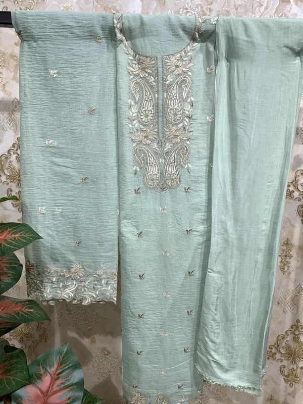 Light_Firozi_Mal_Chanderi_Crush_Suit_Dress_Material_For_Women