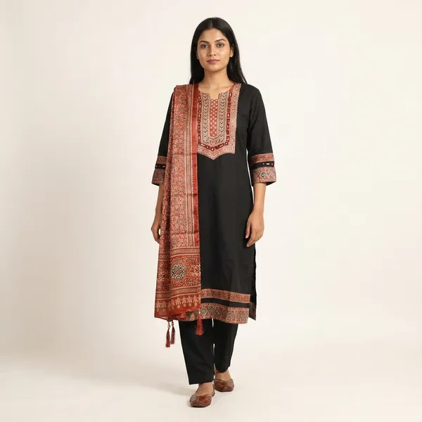 Mashroo_3_piece_classic_look_with_Silk_Dupatta