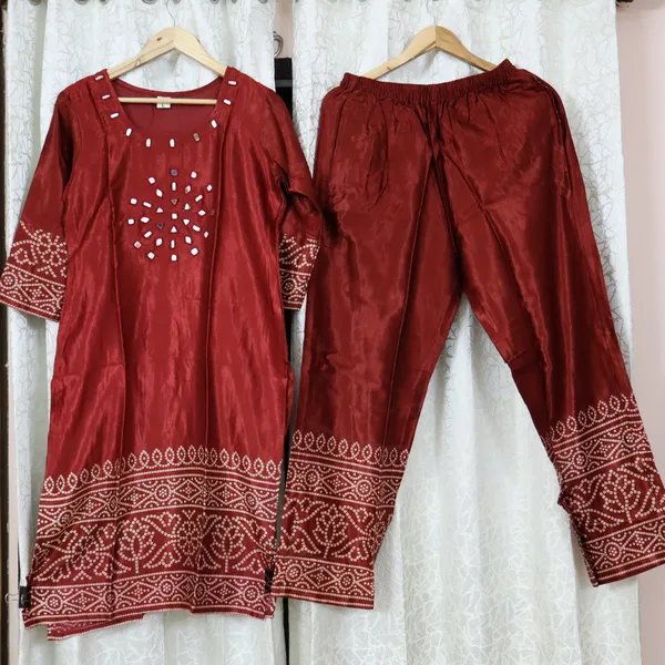 Mashroo_Silk_2_piece_suit_set_top_&_bottom