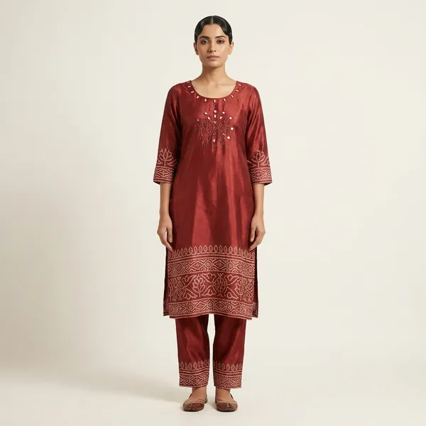 Mashroo_Silk_2_piece_suit_set_top_&_bottom