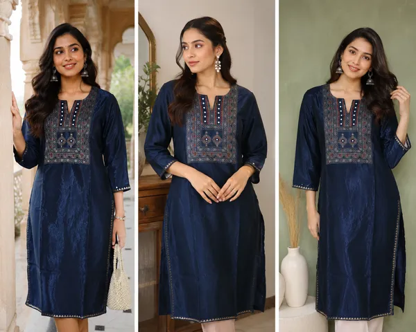 Mashroo_Silk_kurti_with_elegant_&_charming_work_done_on_neck_&_sleeves