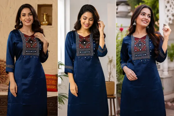 Mashroo_Silk_kurti_with_elegant_&_charming_work_done_on_neck_&_sleeves