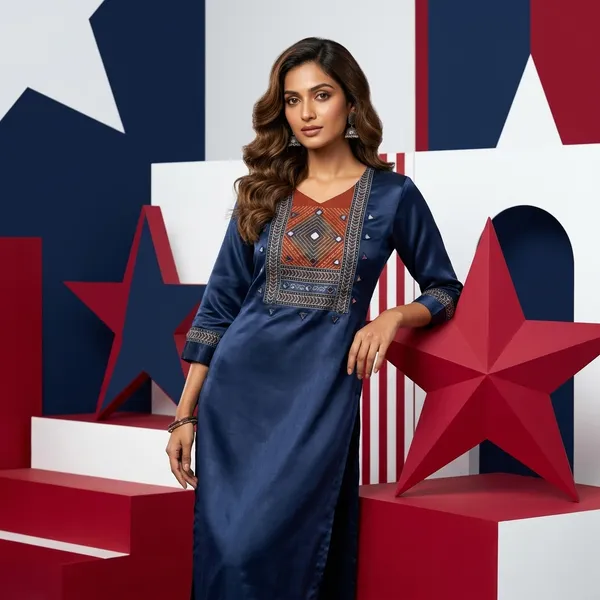 Mashroo_Silk_kurti_with_elegant_&_charming_work_done_on_neck_&_sleeves