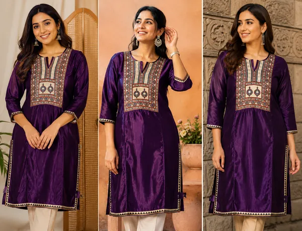 Mashroo_Silk_kurti_with_elegant_&_charming_work_done_on_neck_&_sleeves_&_bottom