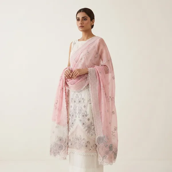 Pink_&_White_Premium_Cotton_&_Organza_Daman_Suit_Dress_Material_For_Women