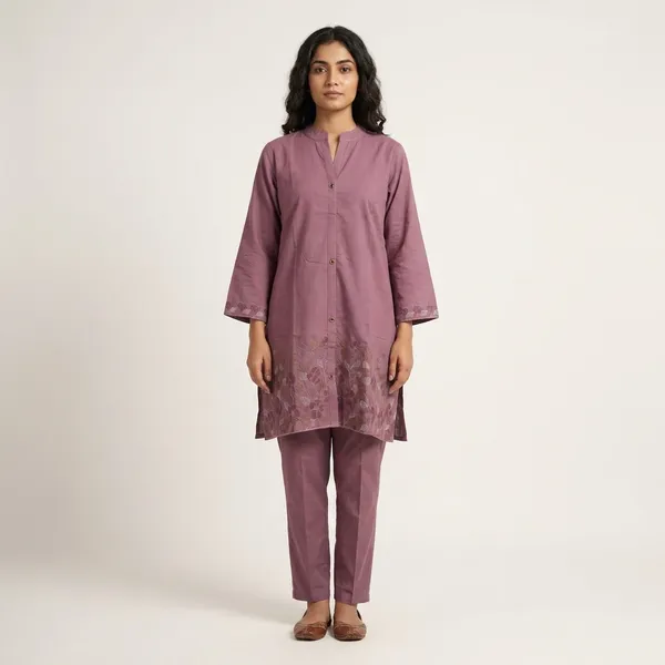 Premium_Cotton_2_piece_set_with_elegant_embroidery_on_neck_&_sleeves