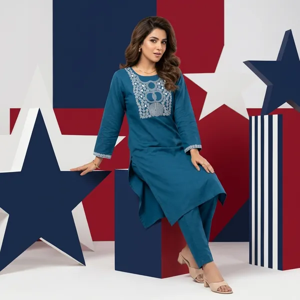 Premium_Cotton_2_piece_set_with_elegant_embroidery_on_neck_&_sleeves