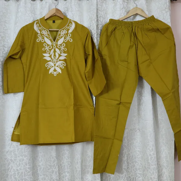Premium_Cotton_2_piece_set_with_elegant_embroidery_on_neck_&_sleeves
