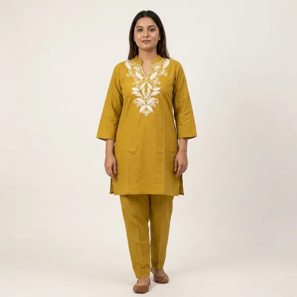 Premium_Cotton_2_piece_set_with_elegant_embroidery_on_neck_&_sleeves