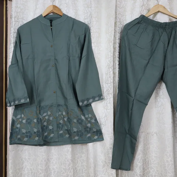 Premium_Cotton_2_piece_set_with_elegant_embroidery_on_neck_&_sleeves