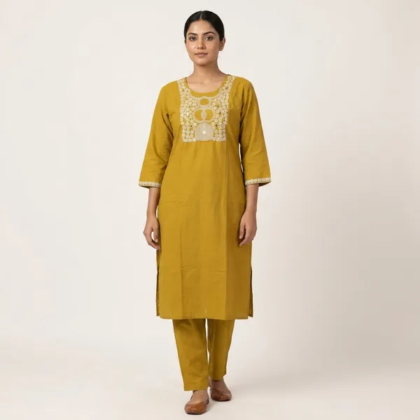 Premium_Cotton_2_piece_set_with_elegant_embroidery_on_neck_&_sleeves