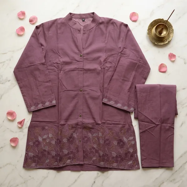 Premium_Cotton_2_piece_set_with_elegant_embroidery_on_neck_&_sleeves