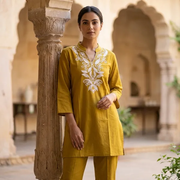 Premium_Cotton_2_piece_set_with_elegant_embroidery_on_neck_&_sleeves