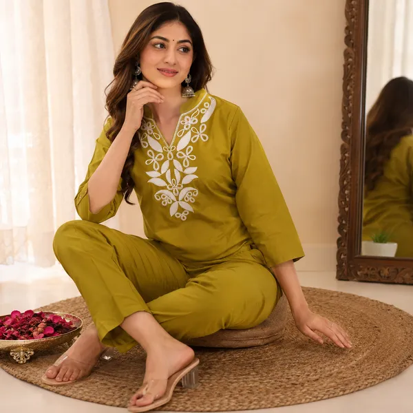 Premium_Cotton_2_piece_set_with_elegant_embroidery_on_neck_&_sleeves