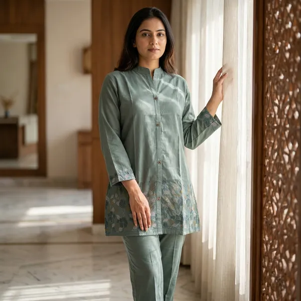 Premium_Cotton_2_piece_set_with_elegant_embroidery_on_neck_&_sleeves