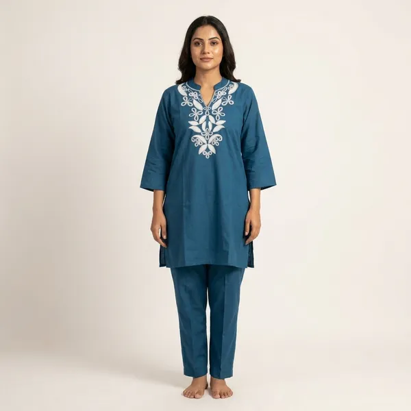 Premium_Cotton_2_piece_set_with_elegant_embroidery_on_neck_&_sleeves_