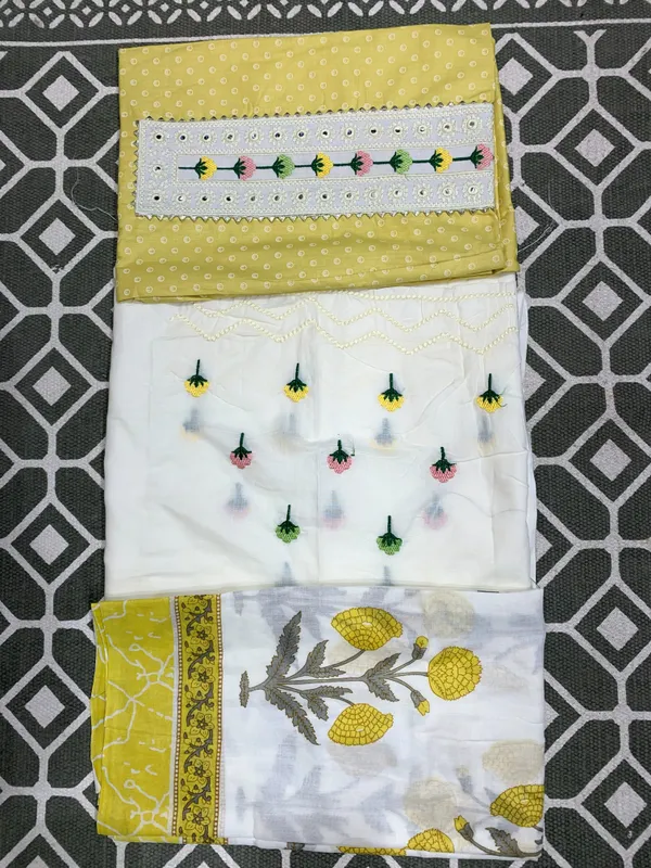 Light_Mustard_Premium_Cotton_&_Mul-Mul_Dupatta_Suit_Dress_Material_For_Women
