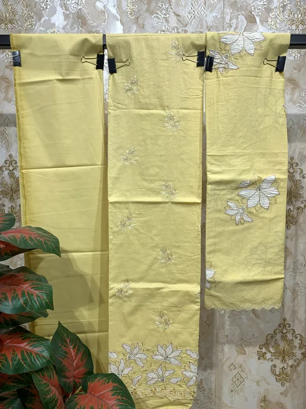 Premium_Cotton_with_applique_work_&_Chickankari_embroidery_with_embroidered_dupatta