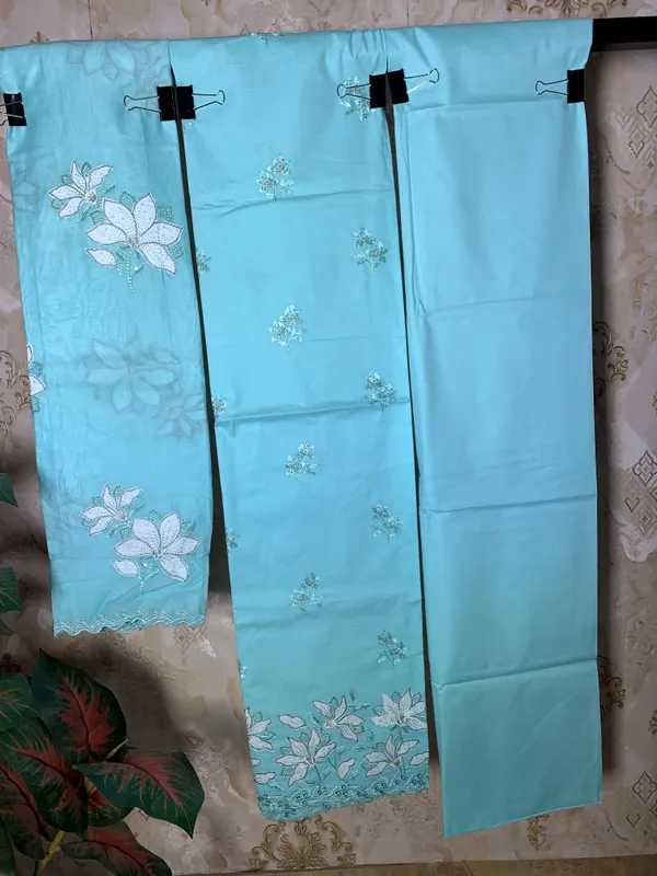 Premium_Cotton_with_applique_work_&_Chickankari_embroidery_with_embroidered_dupatta