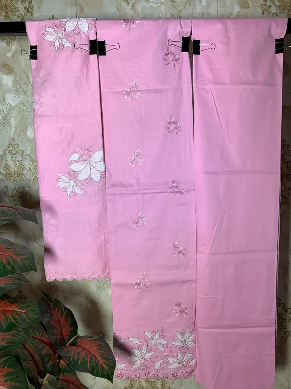 Premium_Cotton_with_applique_work_&_Chickankari_embroidery_with_embroidered_dupatta