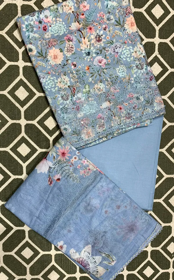 Powder_Blue_Pure_Cotton_Suit_Dress_Material_For_Women