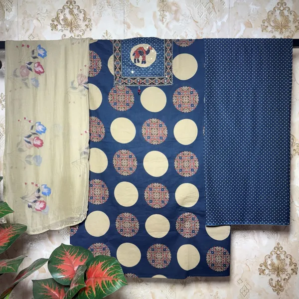 Royal_Sapphire_Pure_Cotton_&_Chiffon_Dupatta_Suit_Dress_Material_For_Women