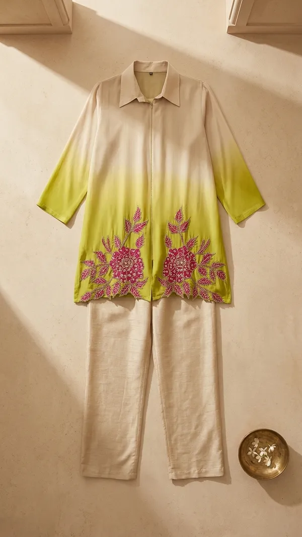Pure_Crepe_party_wear_co-ord_set_with_embroidery_