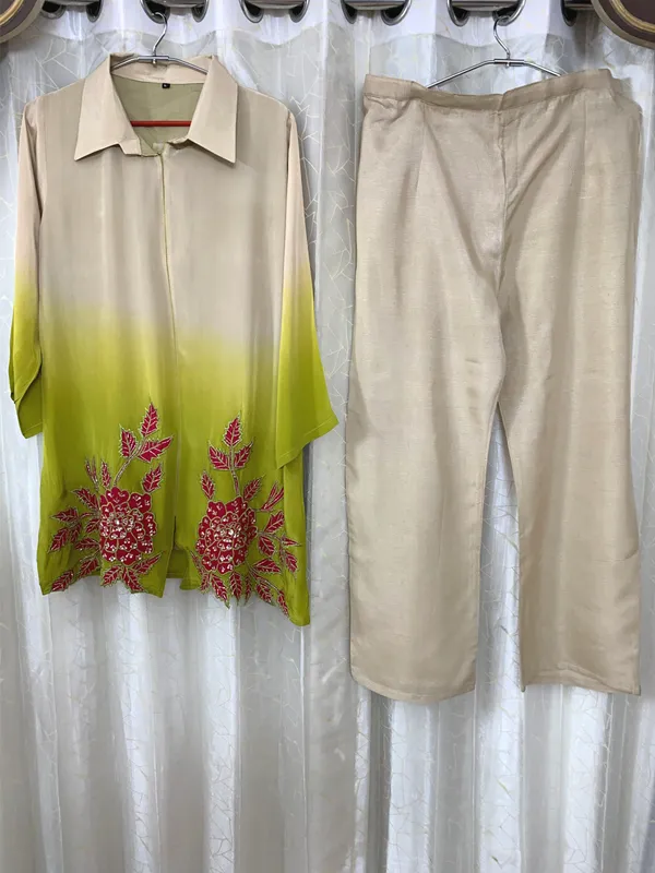 Pure_Crepe_party_wear_co-ord_set_with_embroidery_