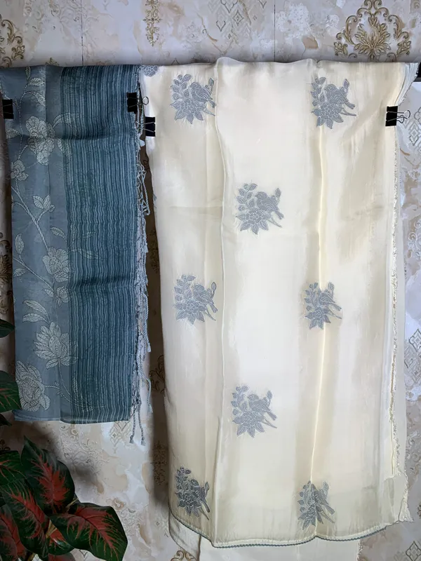 Pure_Organza_shirt_with_applique_work,_pure_organza_dupatta_&_crepe_bottom