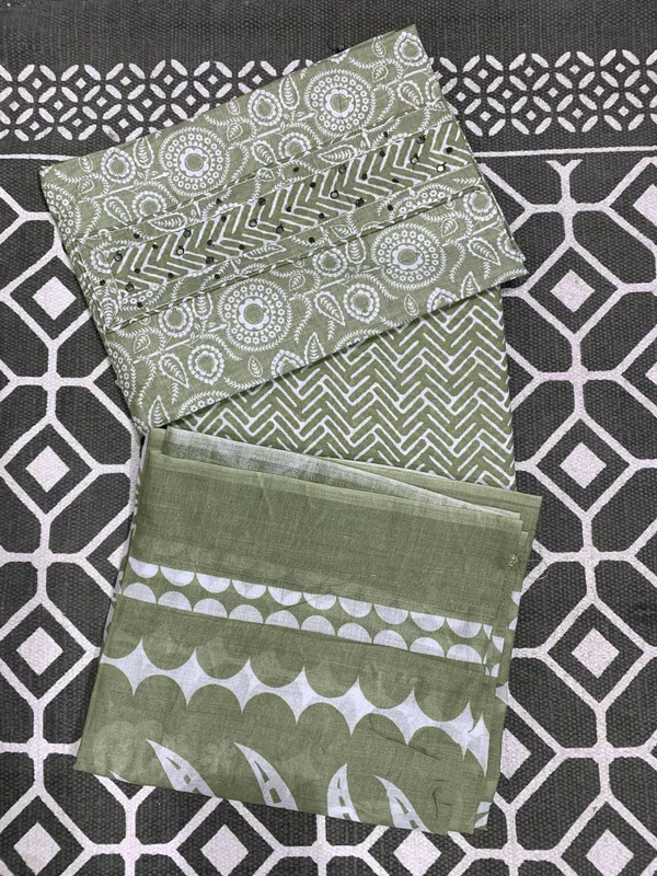 Fresh_Green_Pure_Cotton_&_Mulmul_Dupatta_Suit_Dress_Material_For_Women