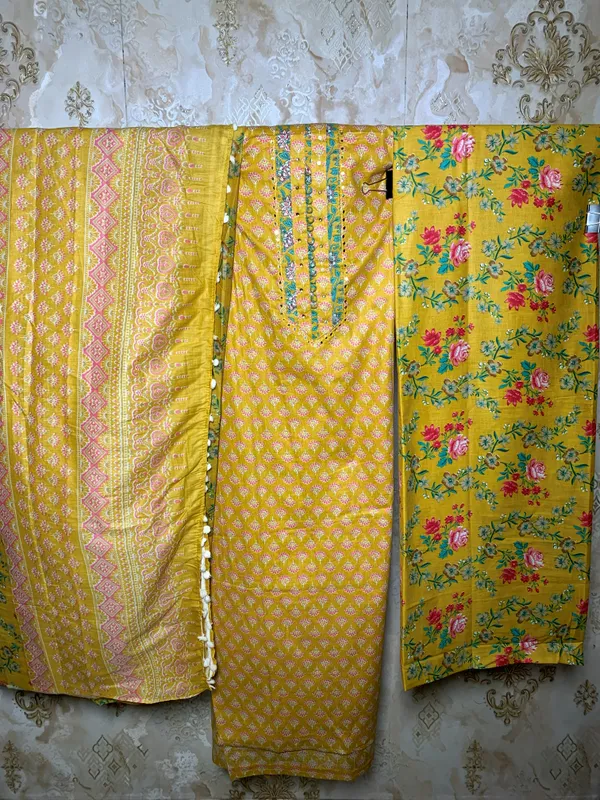 Mango_Yellow_Pure_Cotton_Suit_Dress_Material_For_Women