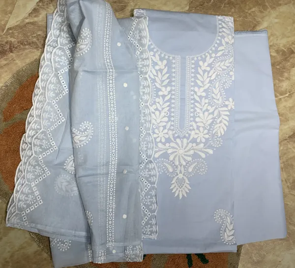 Ice_Blue_Pure_Premium_Cotton_Suit_Dress_Material_For_Women