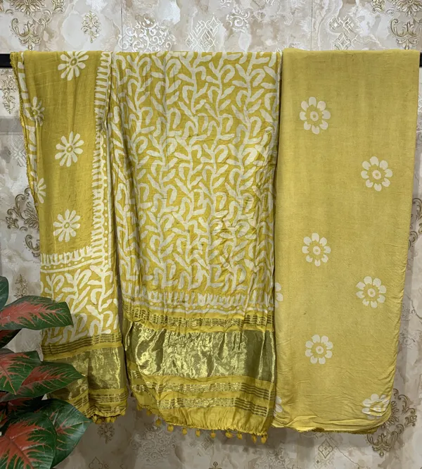 Golden_Yellow_Rayon_Silk_Suit_Dress_Material_For_Women