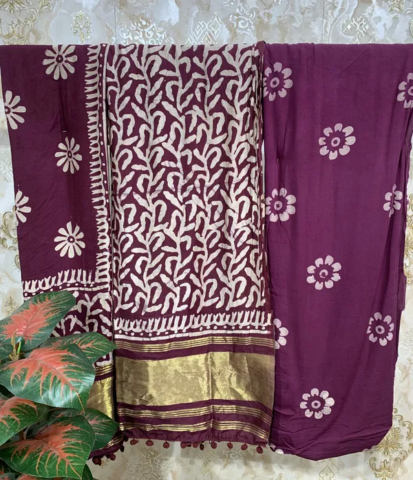 Wine_Rayon_Silk_Suit_Dress_Material_For_Women