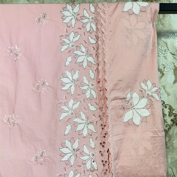 Pastel_Peach_Pure_Cambric_Cotton_Suit_Dress_Material_For_Women
