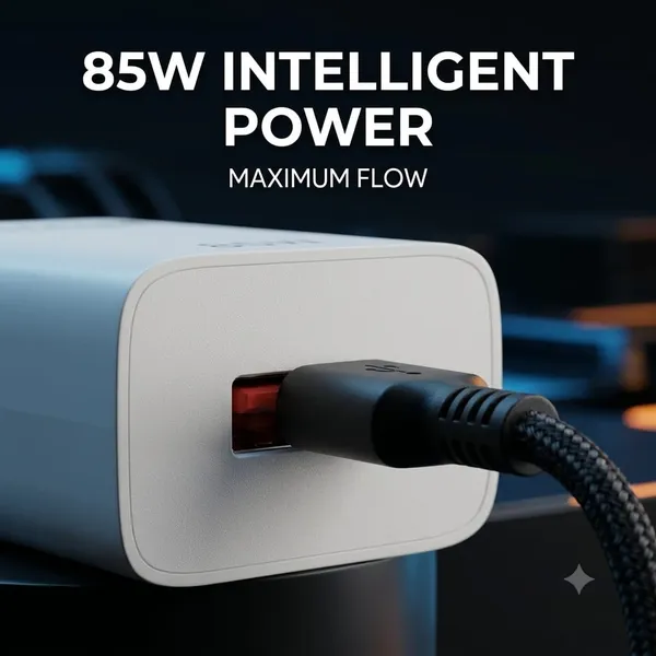 85W_Flash_Fast_Charger_|_Multi-Device_USB-C_Wall_Charging_Brick_|_Power_Delivery_(PD)_Fast_Charging_Adapter_for_Laptops,_Smartphones,_Tablets_&_USB-C_Devices