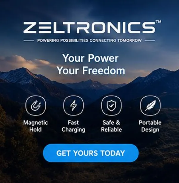 ZELTRONICS_Magsafe_Wireless_10000Mah_Fast_Charging_Power_Bank,_Strong_Magnet,_Micro_USB_Input,_22.5W_Output_For_Iphone_12_Above,_Android_&_Other_Qi_Enabled_Devices_+_Magnetic_Ring_(Aerosync_Snap,_White)