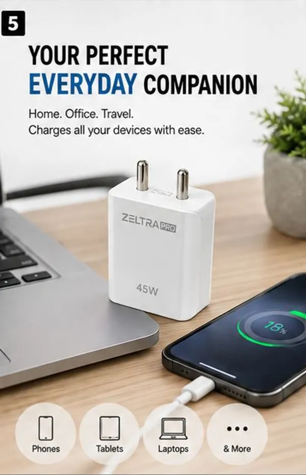 Zeltra_Pro_45W_USB-C_Fast_Charging_Adapter