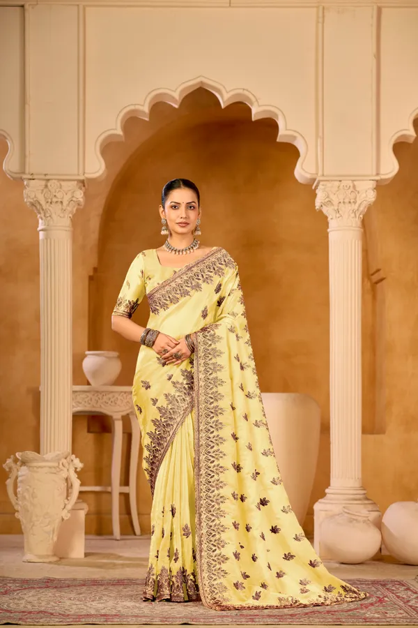 Pale_Gold_Premium_Ice_Silk_Saree_For_Women