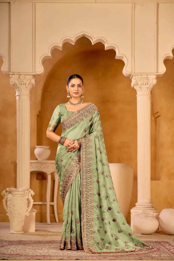 Green_Sage_Premium_Ice_Silk_Saree_For_Women