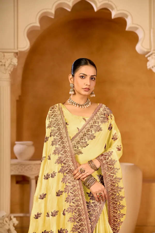 Pale_Gold_Premium_Ice_Silk_Saree_For_Women
