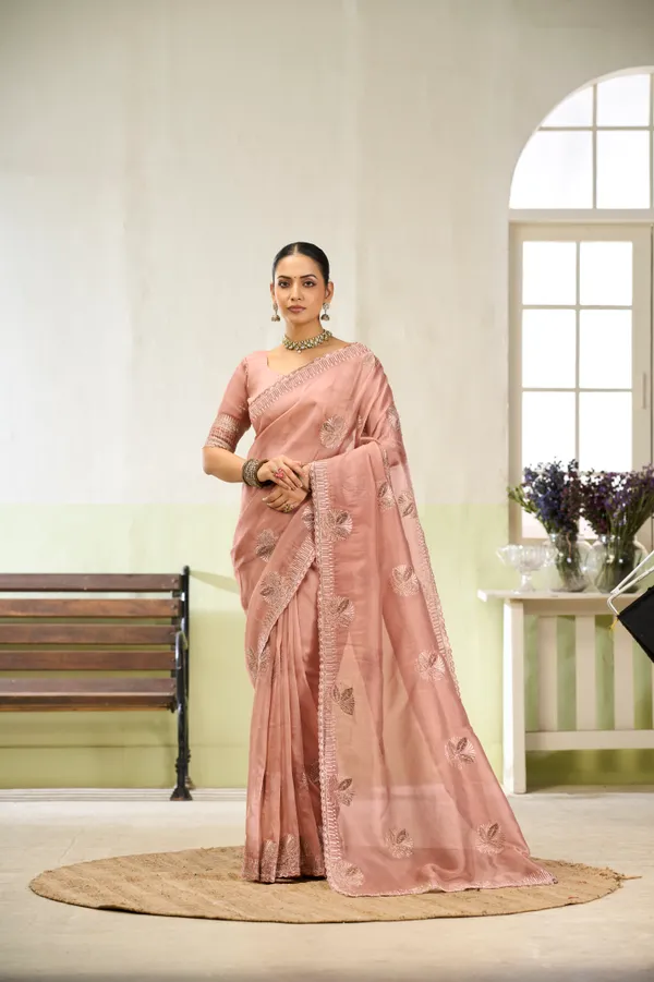 Blush_Pink_Embroidered_Soft_Organza_Saree_For_Women