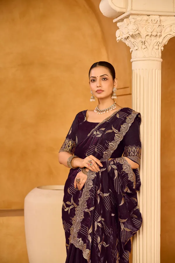 Garnet_Red_Nxc_Satin_Silk_Embroidery_Saree_For_Women