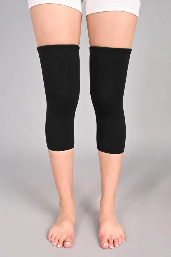 Knee_Compression_Support_Sleeves_Black_Pair