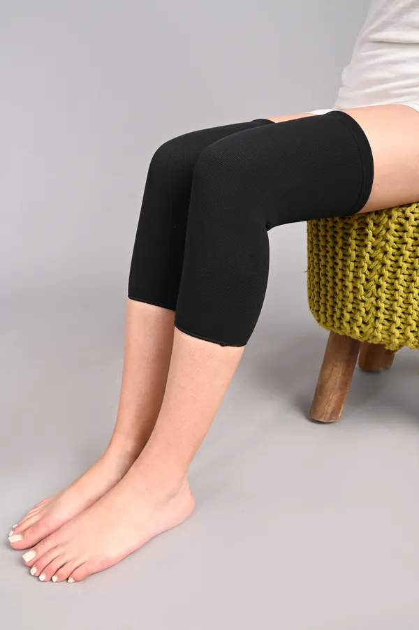 Knee_Compression_Support_Sleeves_Black_Pair