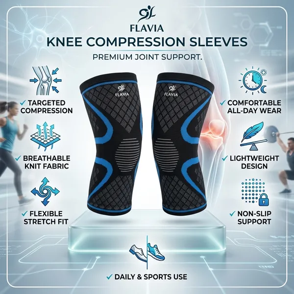 Flavia_Knee_Compression_Support_Sleeves_Pair_Black_And_Blue