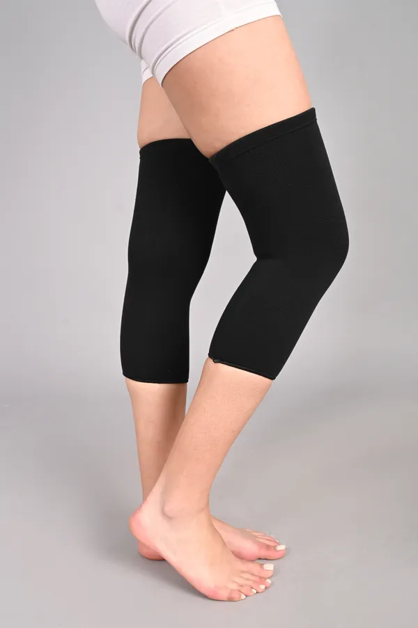 Knee_Compression_Support_Sleeves_Black_Pair