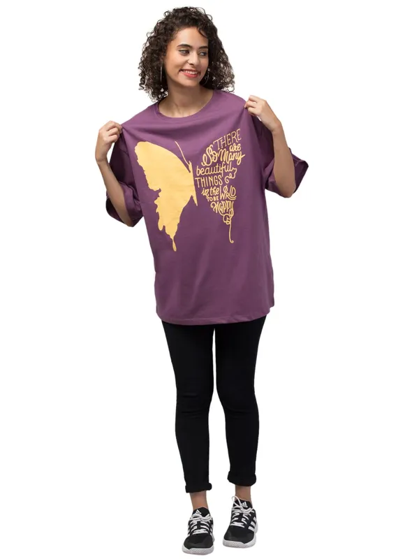 Purple_Cotton_Oversized_Butterfly_Print_T-Shirt_For_Women